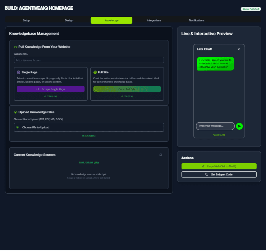 Add knowledge base